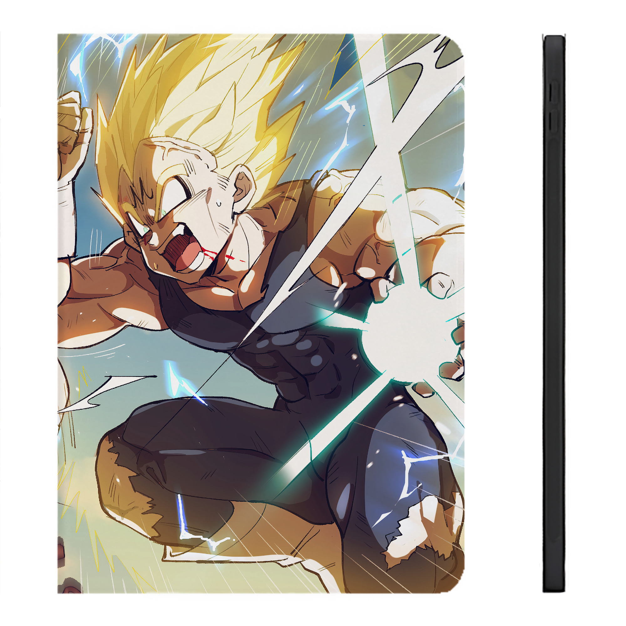 （画像用） ドラゴンボール DRAGON BALL IPadケース ペンホルダー付き ブックスタイルデザイン